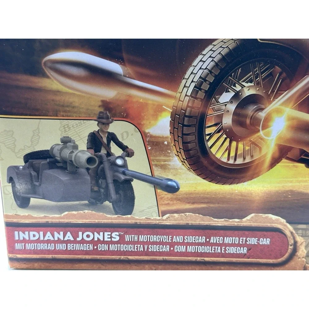 Disney Indiana Jones Worlds Of Adventure Indy Motorcycle and Sidecar